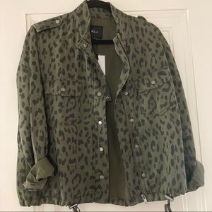 Rails Collins Green Leopard Jacket